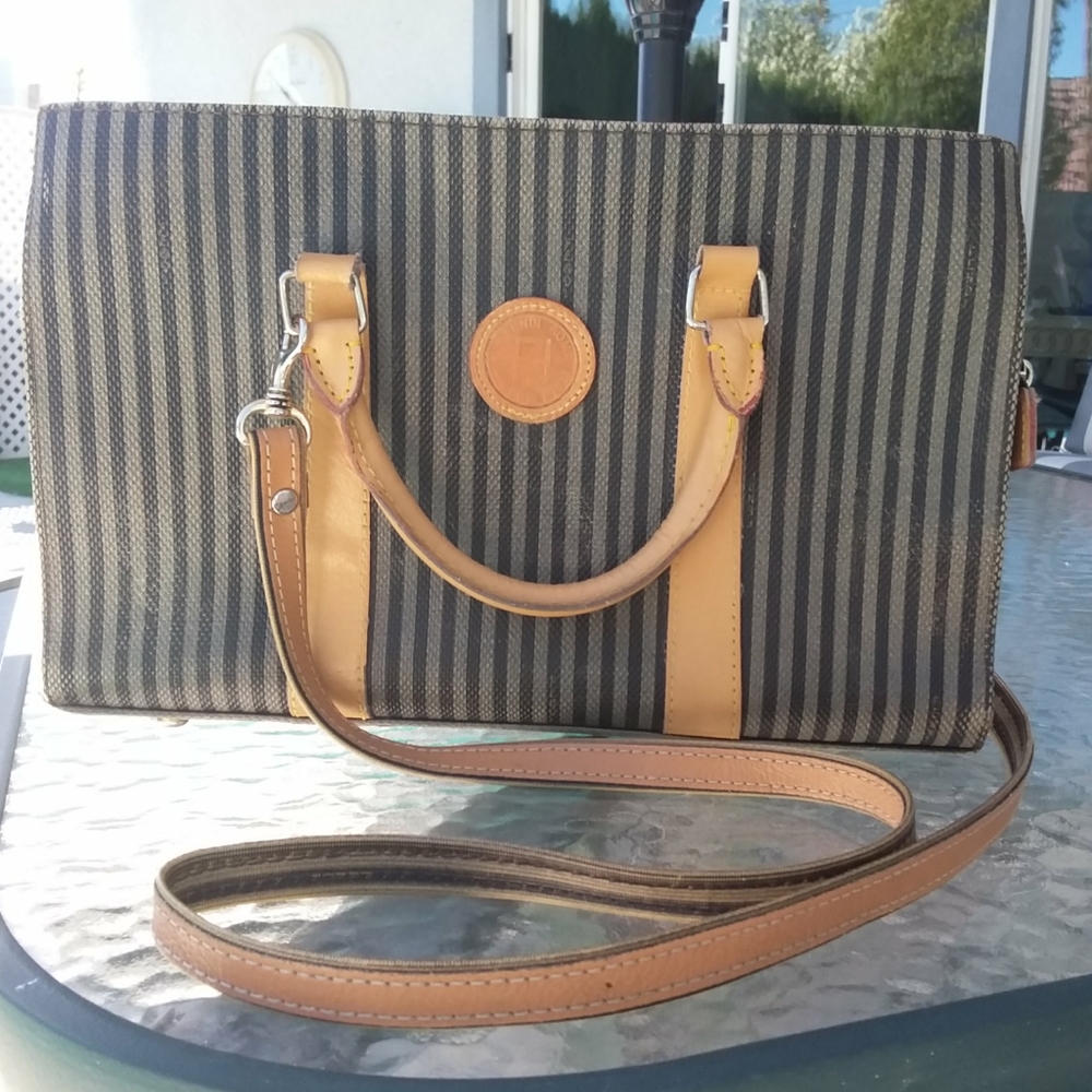 Vintage FENDI Roma Italy 1925 Crossbody Bag